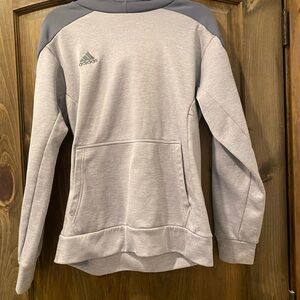 Adidas Light Gray Pullover Hoodie